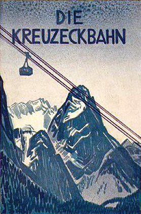 Kreuzeckbahn-Plakat von Carl Reiser