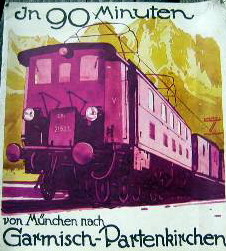 Eisenbahn-Werbung 1929
