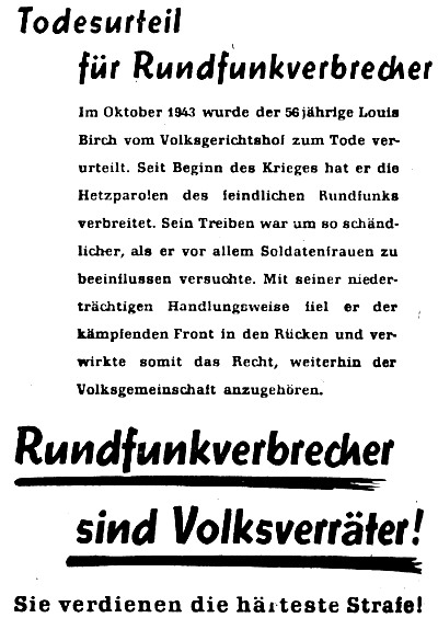 NS-Flugblatt 1943