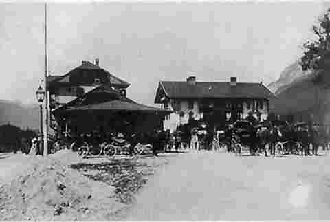 Alter Bahnhof Garmisch-Partenkirchen - 1905