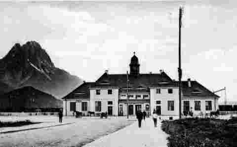 Neuer Bahnhof Garmisch-Partenkirchen - 1912