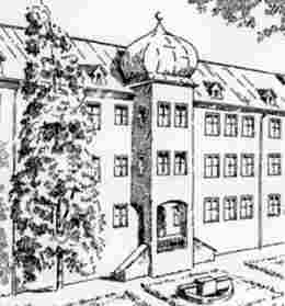Südhof - Zeichnung von Studiendirektor Ernst Strobl